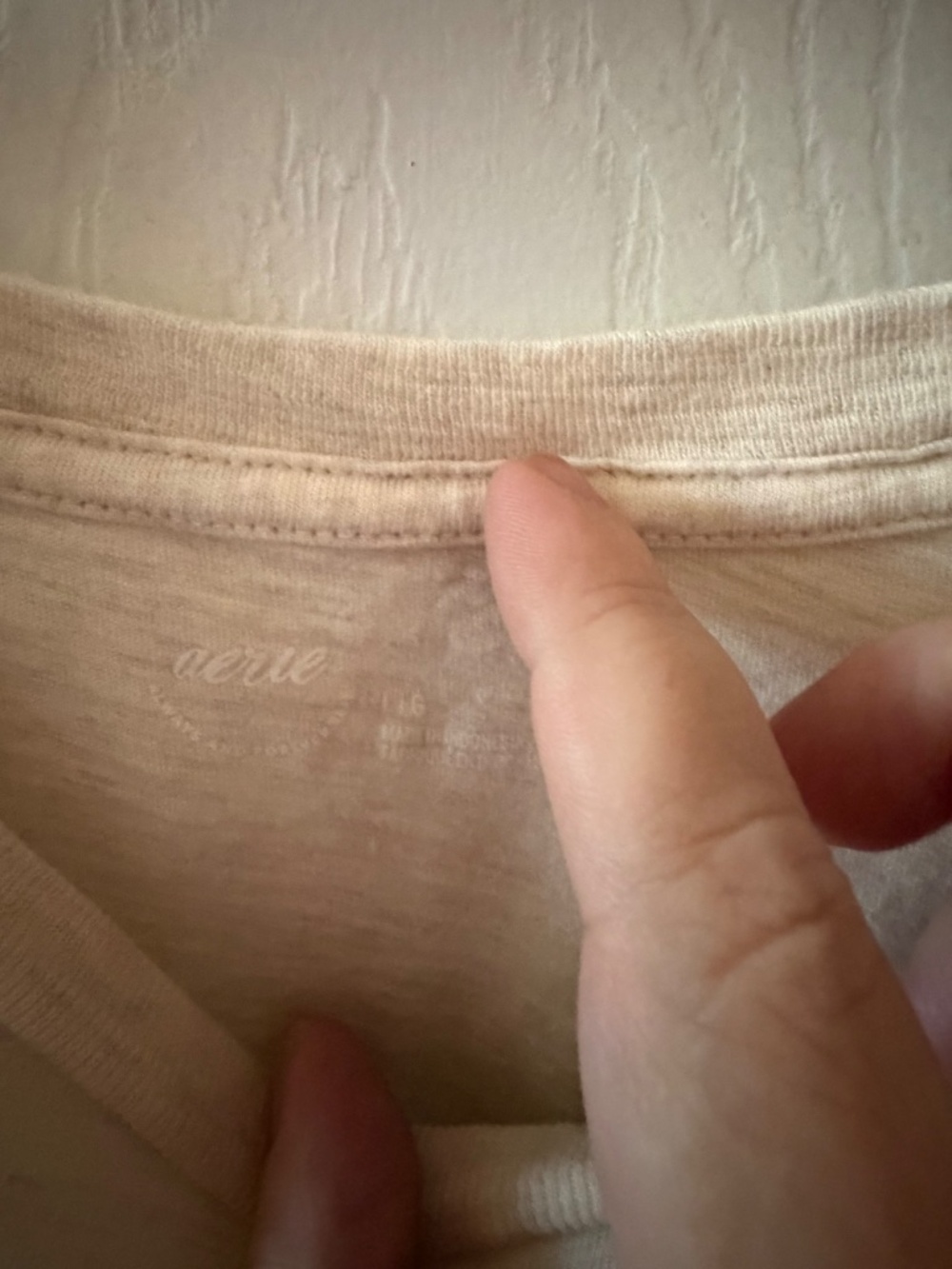 Aerie tan heather tee - Picture 3 of 3